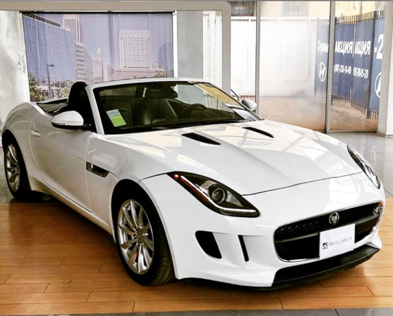 231 Кабриолет Jaguar F-Type белый аренда с водителем и без водителя - Киев 3