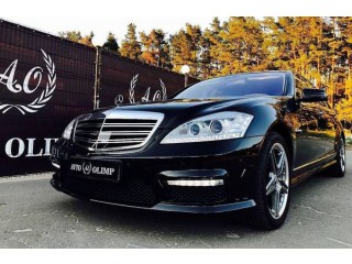 090 Mercedes W221 S65l Amg черный аренда с водителем - Киев