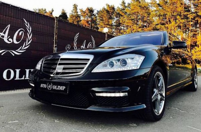 090 Mercedes W221 S65l Amg черный аренда с водителем - Киев 0