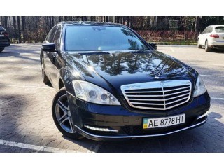 091 Mercedes-benz W221 S500 Black аренда с водителем - Київ