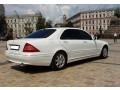 120 Mercedes W220 S500l White аренда с водителем - Киев 1