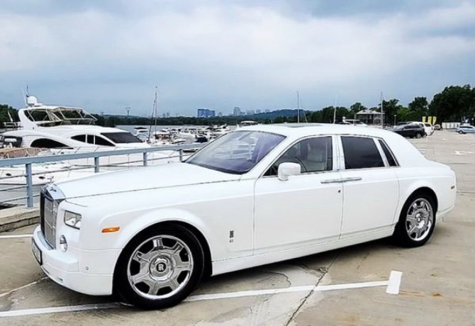 058 Rolls Royce Phantom белый аренда вип авто - Киев 0