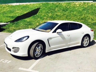 160 Porsche Panamera белая аренда с водителем - Київ