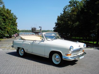 214 ретро автомобиль Volga Gaz-21 Cabrio аренда с водителем - Київ