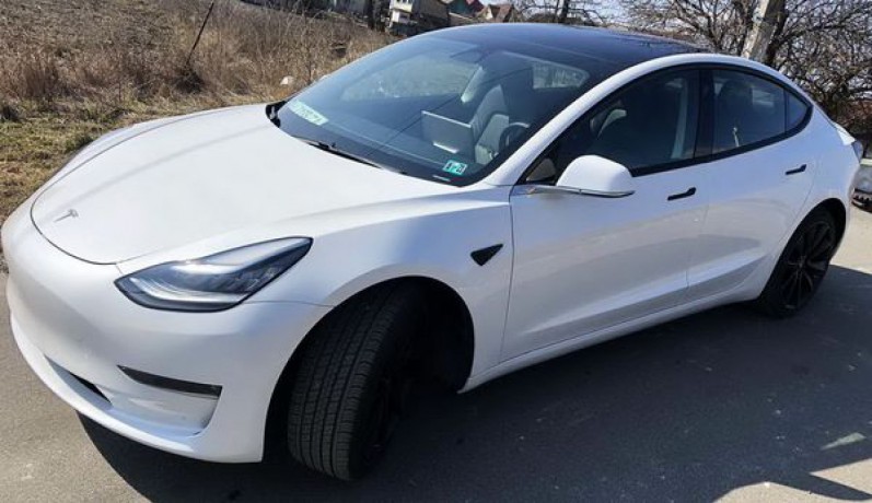 242 Авто на свадьбу TESLA Model 3 (ТЕСЛА) белая - Киев 3