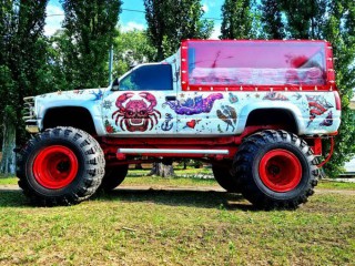 073 Party Bus Monster truck пати бас прокат арендовать с водителем - Київ