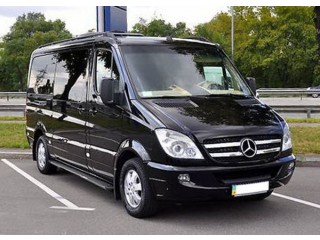 345 микроавтобус Mercedes Sprinter 218 черный Vip класса C водителем - Киев