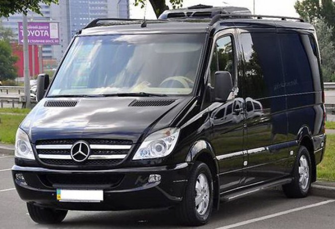 345 микроавтобус Mercedes Sprinter 218 черный Vip класса C водителем - Київ 1