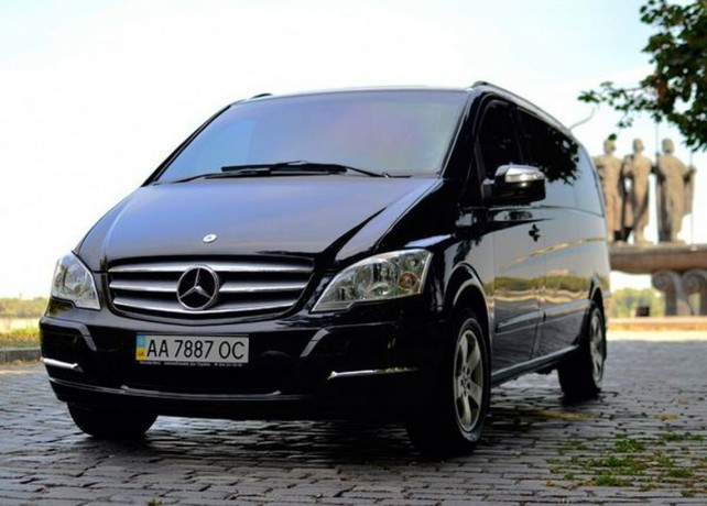 287 микроавтобус Mercedes Viano Black прокат с водителем - Киев 2