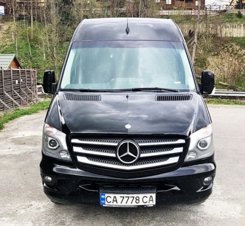 181 микроавтобус Mercedes Sprinter черный Vip класса аренда с водителем - Киев 1