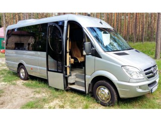 304 микроавтобус Mercedes Sprinter Vip серебро прокат с водителем - Київ