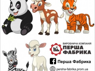 Іграшка дерев'яна  розмальовка  "Веселі тваринки". - Винница