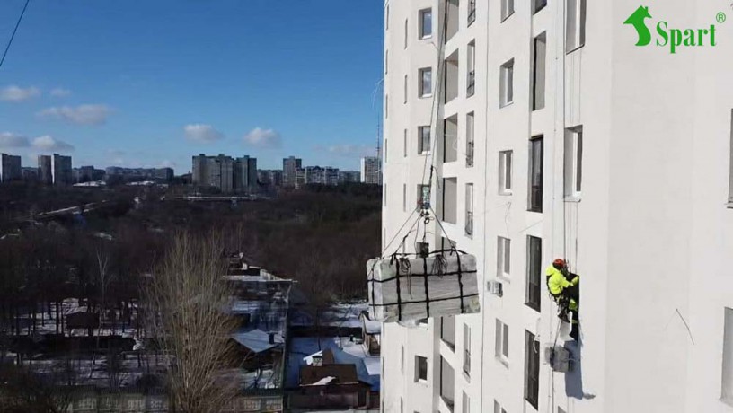 Подъем негабаритных грузов через окно - Харків 0