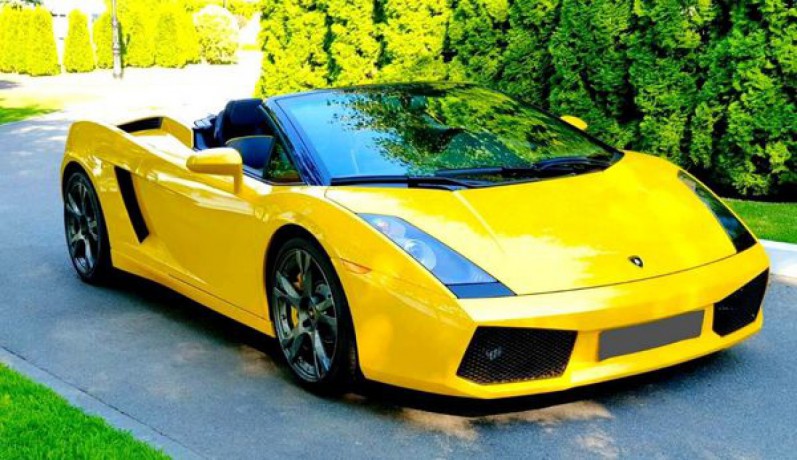 Тест драйв спорткара Lamborghini Gallardo - Киев 1