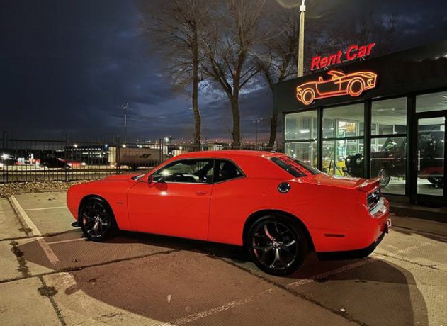 059 Спорткар DODGE CHALLENGER R/T манго аренда прокат - Киев 6