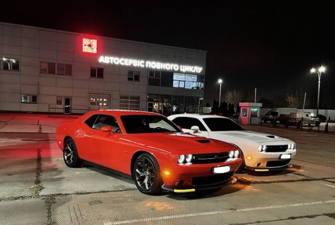 059 Спорткар DODGE CHALLENGER R/T манго аренда прокат - Киев 5