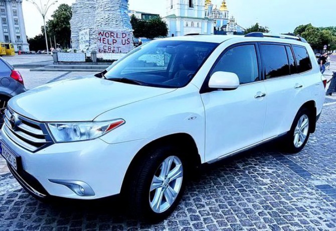 037 Внедорожник Toyota Highlander белая заказать - Київ 0