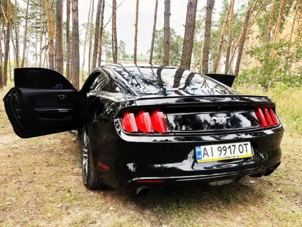 362 Ford Mustang черный прокат аренда спорткара - Київ 5