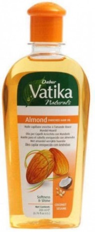 Масло для волос обогащенное миндалем Dabur Vatika Almond Enriched Hair Oil - Киев 0