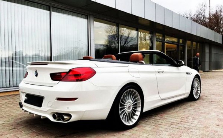 010 BMW ALPINA B6 белый кабриолет в аренду - Киев 2