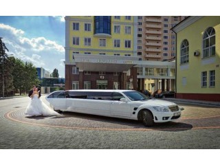 030 Лимузин Mercedes W221 S600 белый - Киев