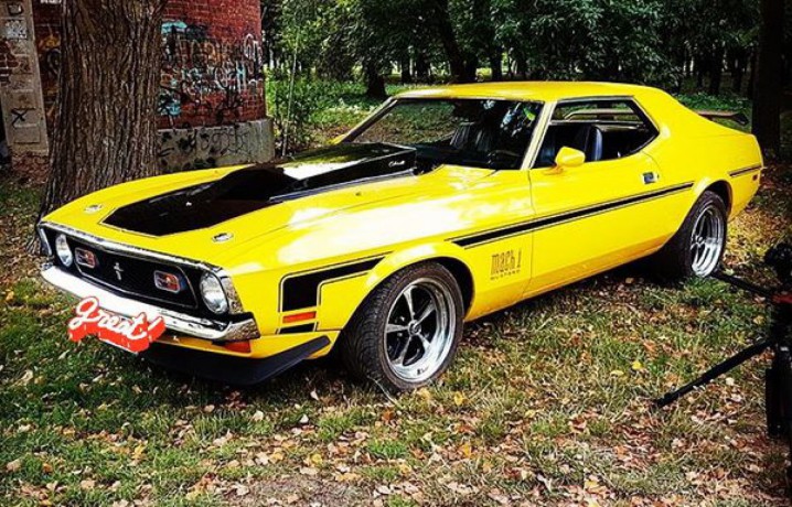 344 Ретро авто Ford Mustang Cobra Jet 1971 прокат аренда - Киев 5