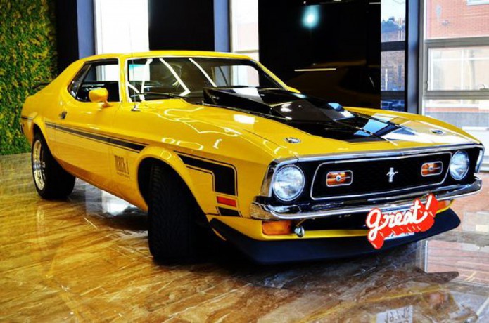 344 Ретро авто Ford Mustang Cobra Jet 1971 прокат аренда - Киев 6